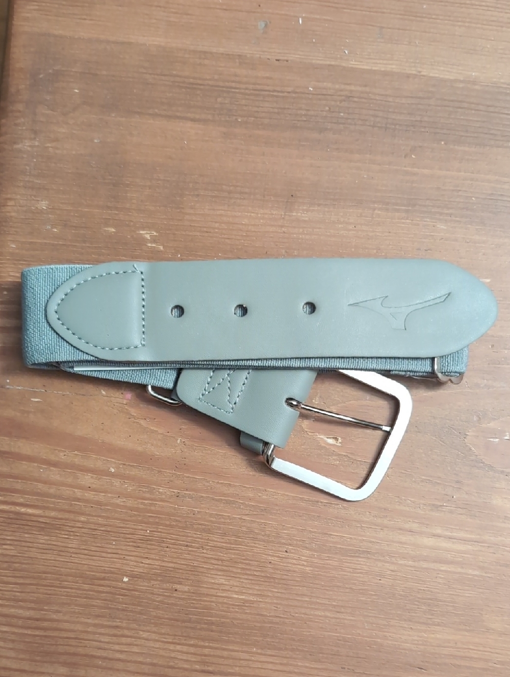 Gray Youth Baseball Softball Belt